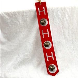 Red Ho Ho Ho decoration NWOT